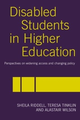 Disabled Students in Higher Education book