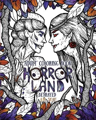 Adult Coloring Book Horror Land book