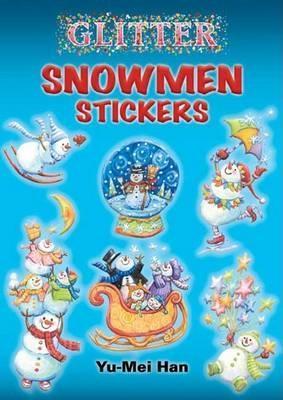 Glitter Snowmen Stickers book