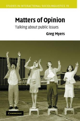 Matters of Opinion by Greg Myers