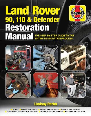 Land Rover 90. 110 & Defender Restoration Manual book
