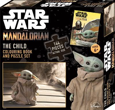 Star Wars The Mandalorian: The Child Colouring Book and Puzzle Set book