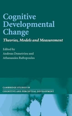 Cognitive Developmental Change book