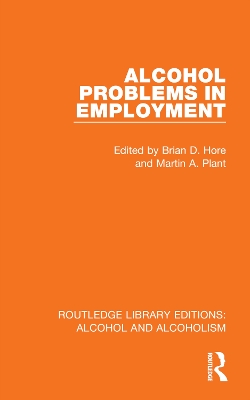 Alcohol Problems in Employment book