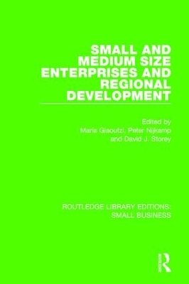 Small and Medium Size Enterprises and Regional Development by Maria Giaoutzi