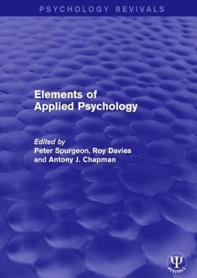 Elements of Applied Psychology book