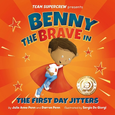 Benny the Brave in The First Day Jitters book