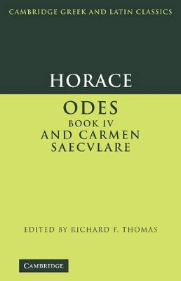 Horace: Odes IV and Carmen Saeculare book