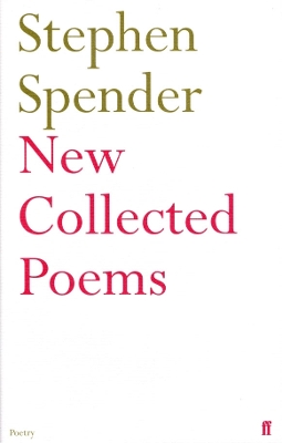 New Collected Poems of Stephen Spender book