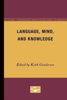 Language, Mind, and Knowledge book