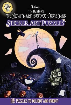 Disney Tim Burton's the Nightmare Before Christmas Sticker Art Puzzles book