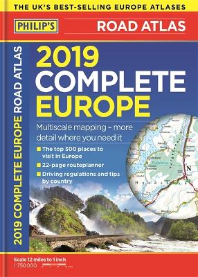 Philip's 2019 Complete Road Atlas Europe book