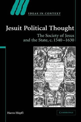 Jesuit Political Thought book