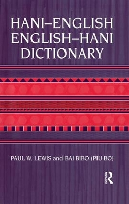 Hani-English - English-Hani Dict book