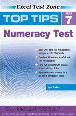 Excel Top Tips for Year 7 Numeracy Test book