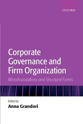 Corporate Governance and Firm Organization book