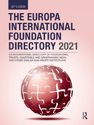 The Europa International Foundation Directory 2021 book