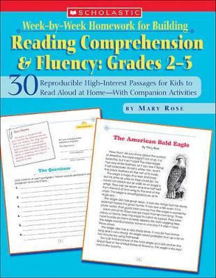 Week-By-Week Homework for Building Reading Comprehension & Fluency: Grades 2-3 book