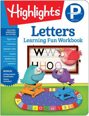 Preschool Letters book