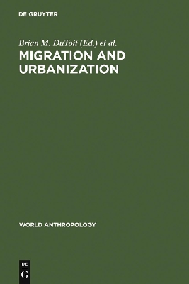 Migration and Urbanization book