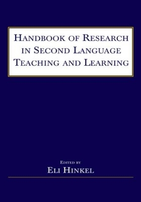 Handbook of Research in Second Language Teaching and Learning book