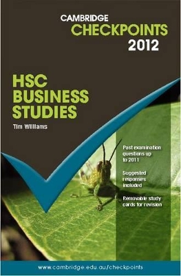 Cambridge Checkpoints HSC Business Studies 2012 book