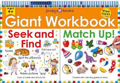 Giant Wipe Clean Workbook: Seek & Find / Match It! book