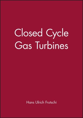 Closed Cycle Gas Turbines book