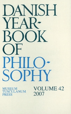 Danish Yearbook of Philosophy by Finn Collin