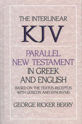 Interlinear KJV Parallel New Testament in Greek and English book