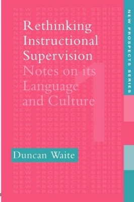 Rethinking Instructional Supervision book