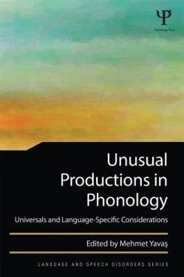 Unusual Productions in Phonology book