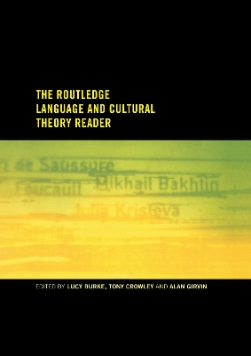 Routledge Language and Cultural Theory Reader book