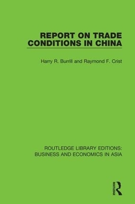 Report on Trade Conditions in China book