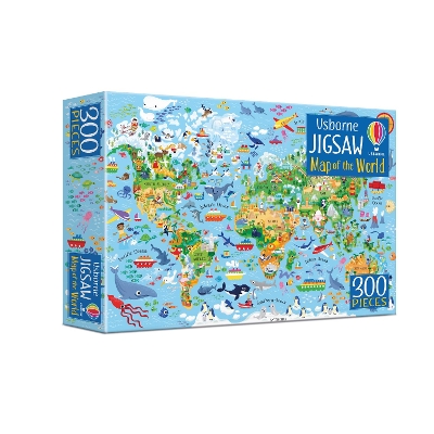 Map of the World Book and Jigsaw book