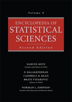 Encyclopedia of Statistical Sciences by Samuel Kotz