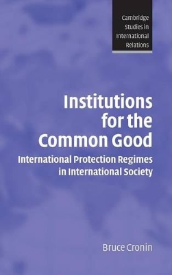 Institutions for the Common Good book
