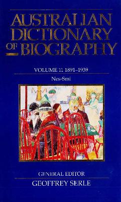 Australian Dictionary of Biography V11 book