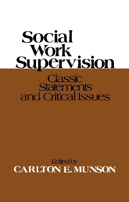 Social Work Supervision book