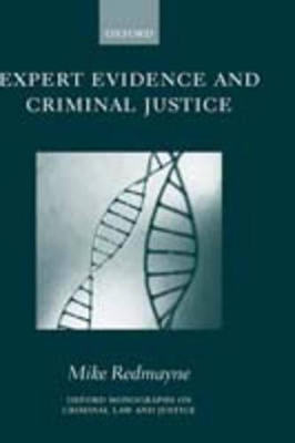 Expert Evidence and Criminal Justice book