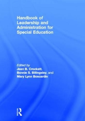 Handbook of Leadership and Administration for Special Education book