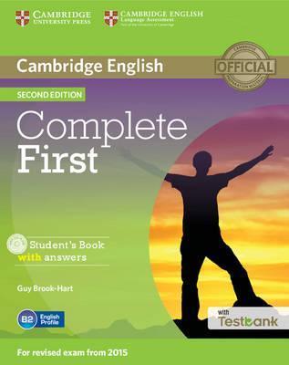 Complete First Student's Book with Answers with CD-ROM with Testbank by Guy Brook-Hart