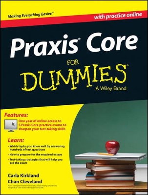 Praxis Core For Dummies, with Online Practice Tests by Carla C. Kirkland