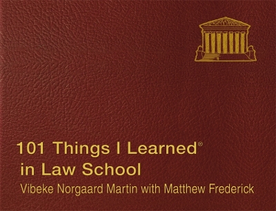 101 Things I Learned in Law School by Vibeke Norgaard Martin