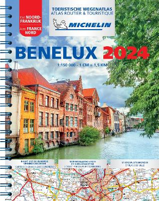 2024 Benelux & North of France - Tourist & Motoring Atlas book