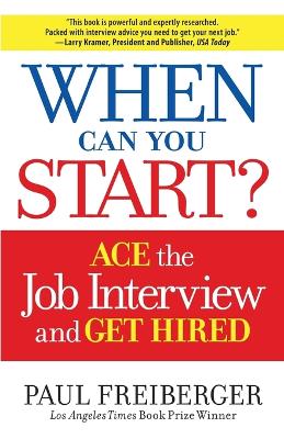 When Can You Start? book