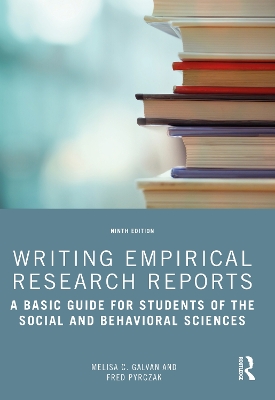 Writing Empirical Research Reports: A Basic Guide for Students of the Social and Behavioral Sciences by Fred Pyrczak