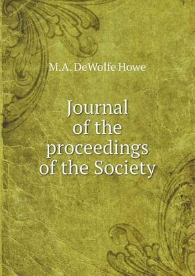 Journal of the proceedings of the Society book
