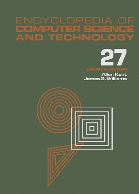 Encyclopedia of Computer Science and Technology book