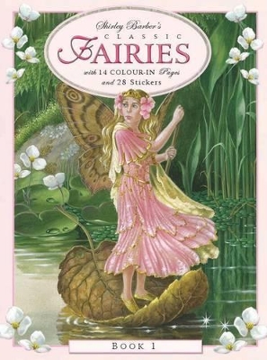 Shirley Barber Classic Fairies Colour-in and Stickers book